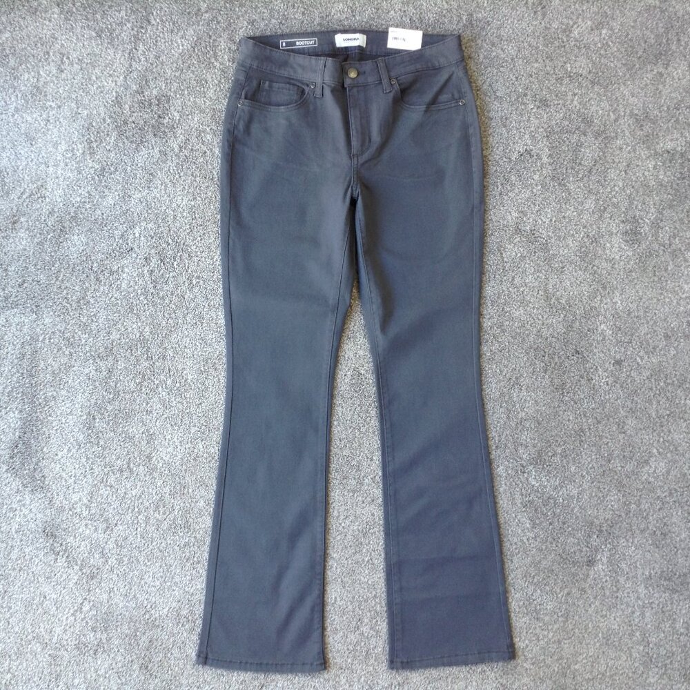 ⭐SONOMA GOODS FOR LIFE “THE EVERYDAY” BOOTCUT PANTS in Gray, size 8 - NWT⭐